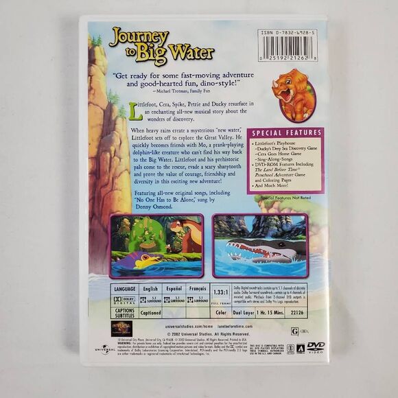 The Land Before Time Journey to Big Water DVD - Picture 3 of 3